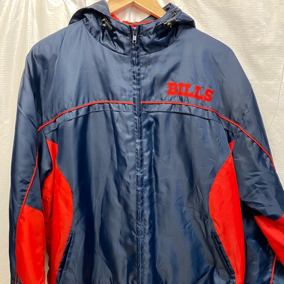 NFL Other - Buffalo Bills Vintage Hooded Windbreaker - Size Men’s Medium
